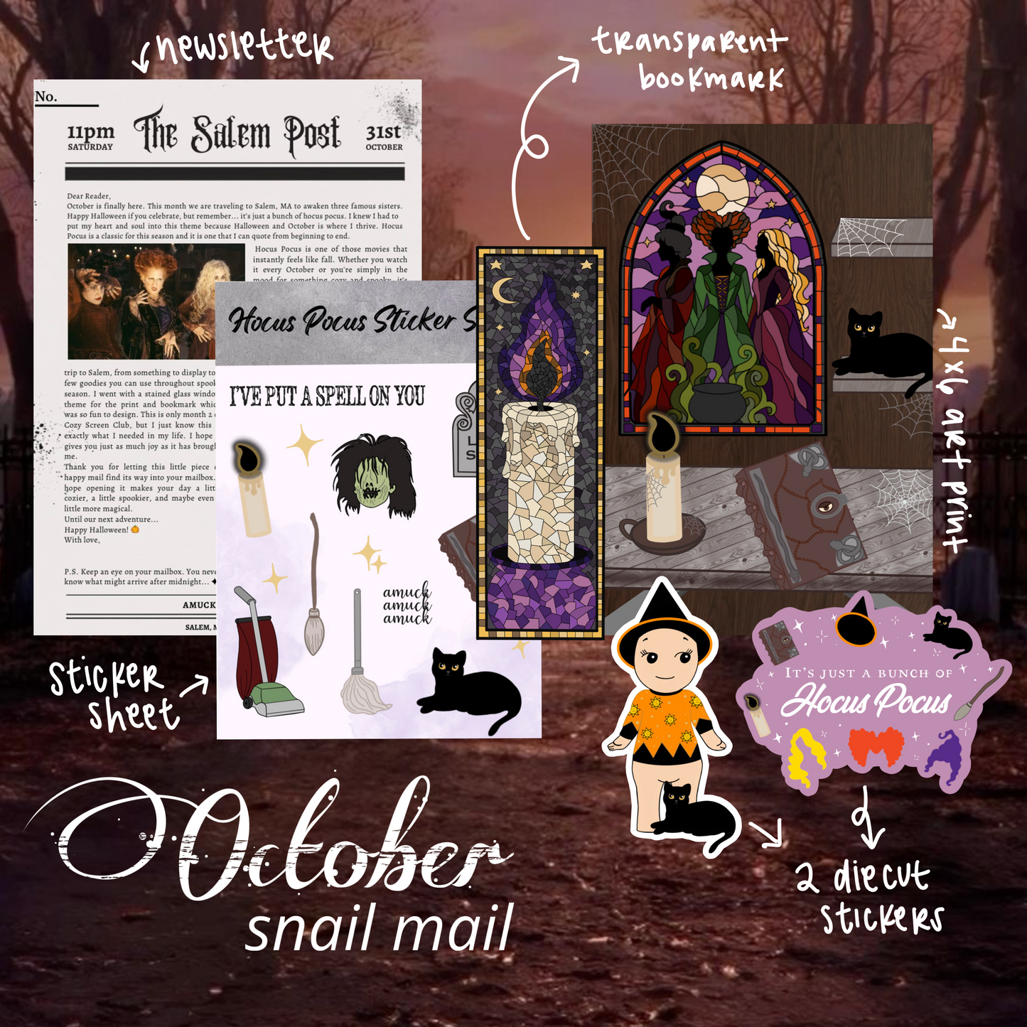 Cozy Screen Snail Mail Club (Monthly Supscription)