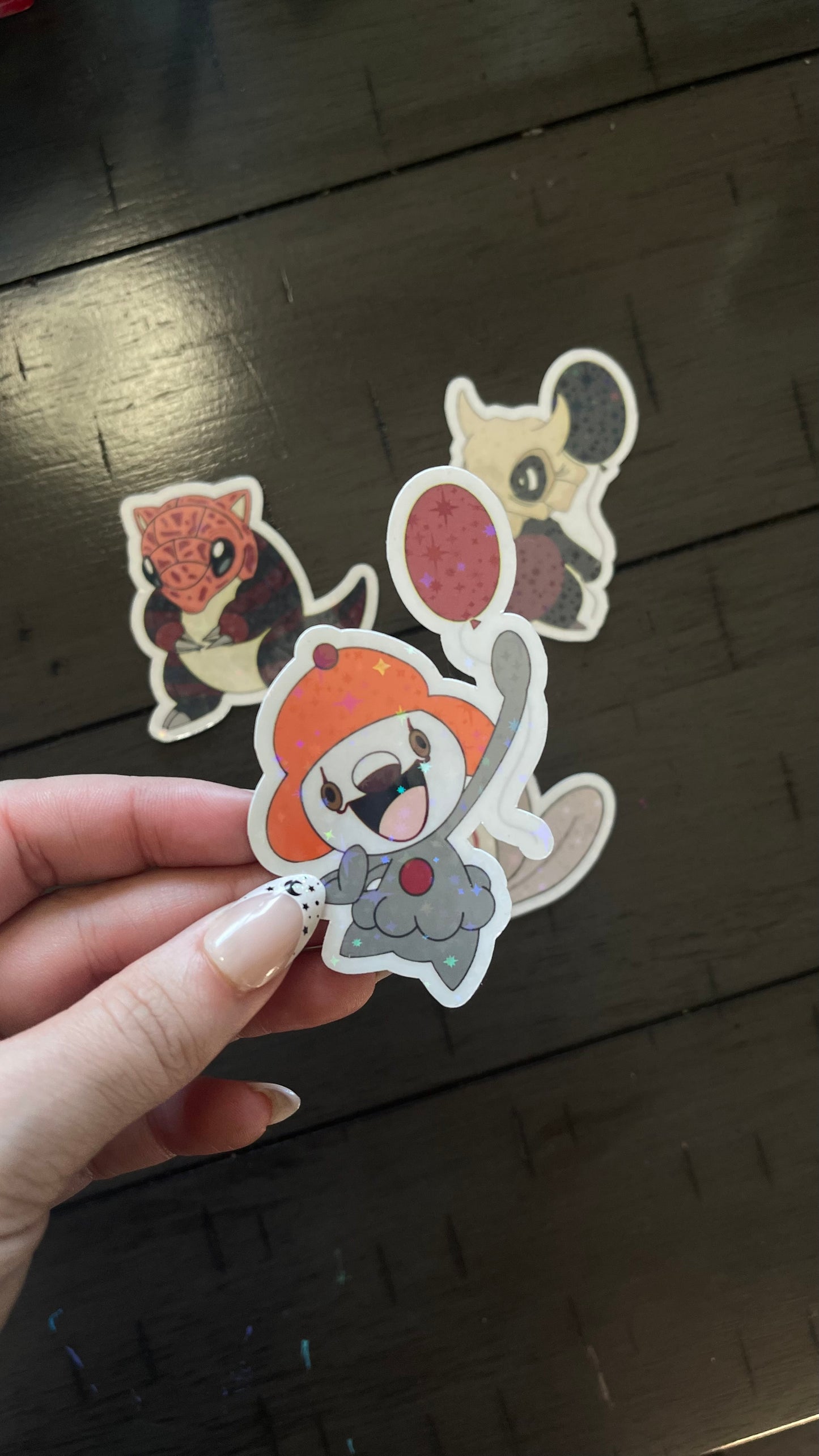 Pokemon/Horror stickers