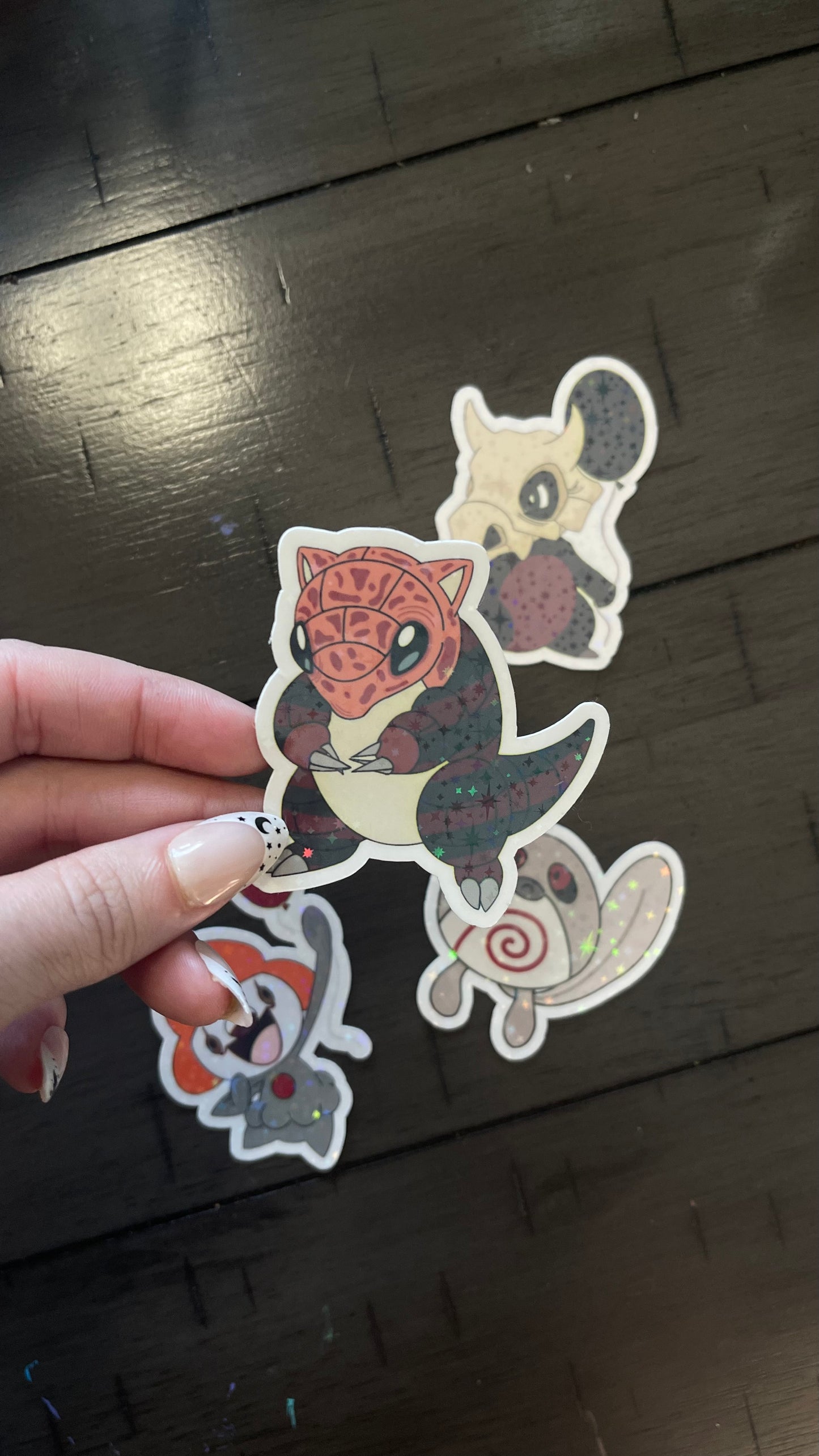 Pokemon/Horror stickers