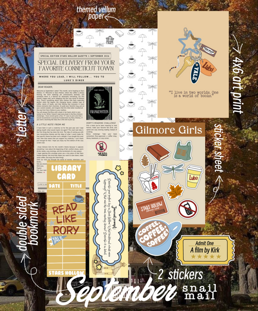 ONE TIME PURCHASE Cozy Screen Club (September/ Gilmore Girls)