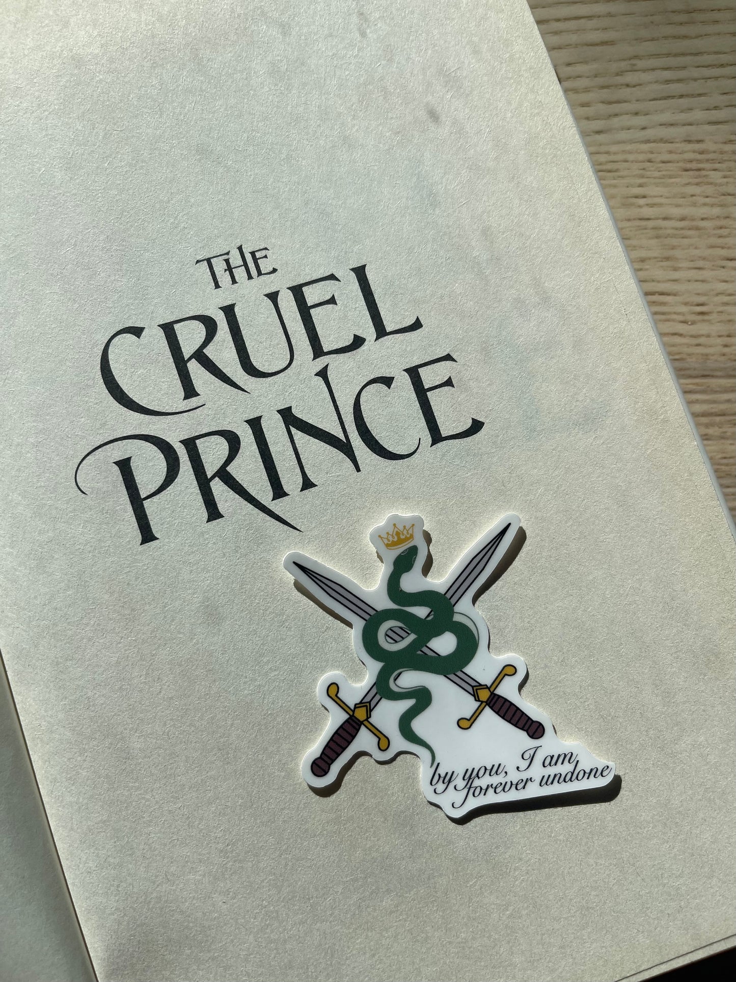 Cruel Prince inspired sticker