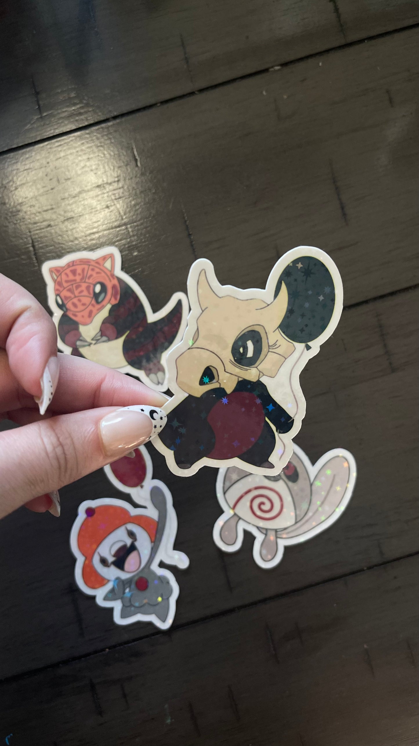 Pokemon/Horror stickers