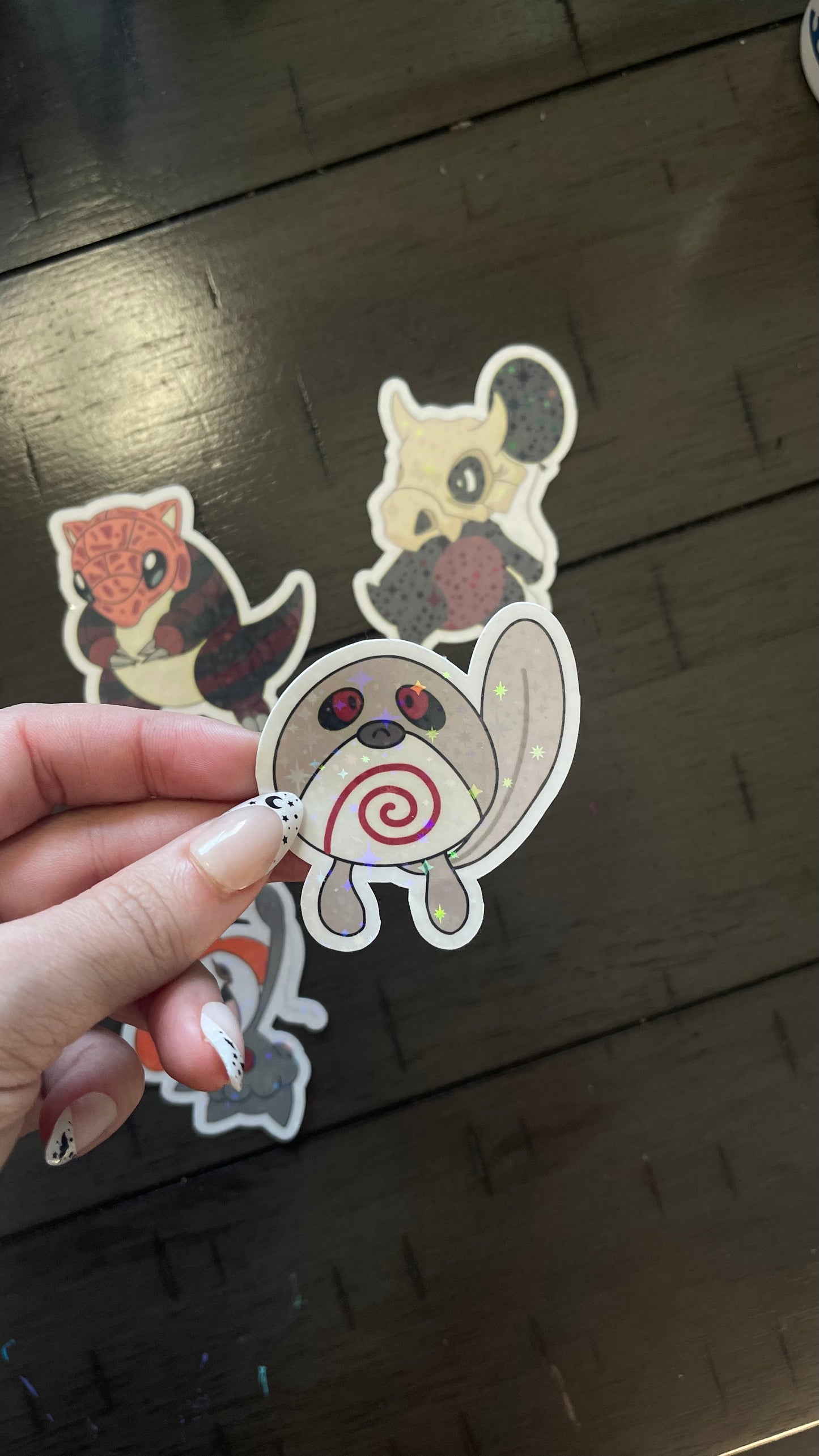Pokemon/Horror stickers