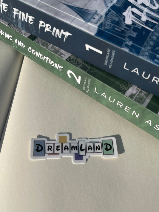 Dreamland sticker