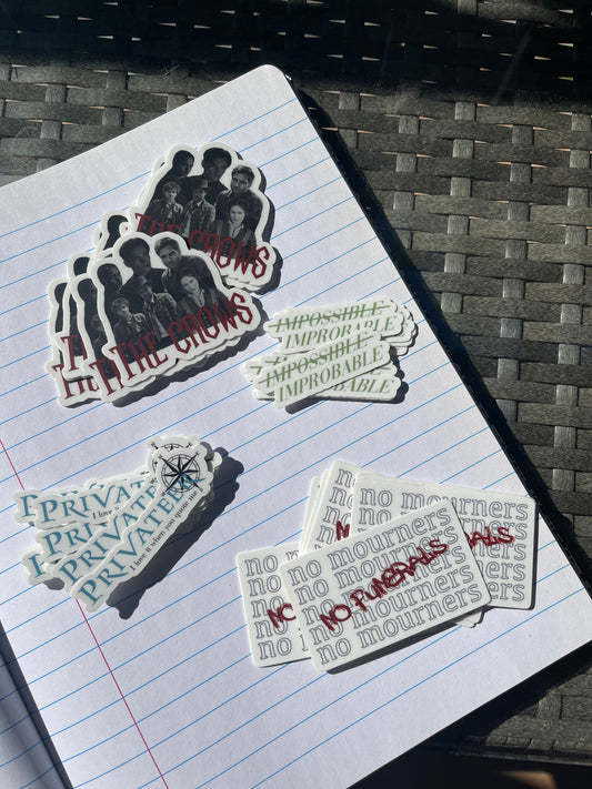 Grishaverse stickers