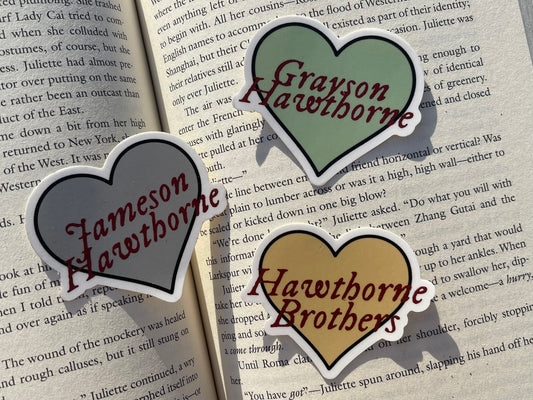 Hawthorne brothers stickers