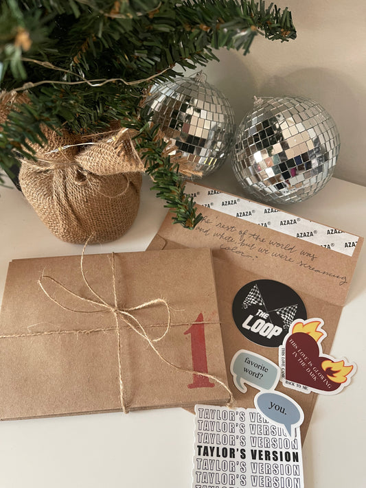 12 Day sticker advent calendar